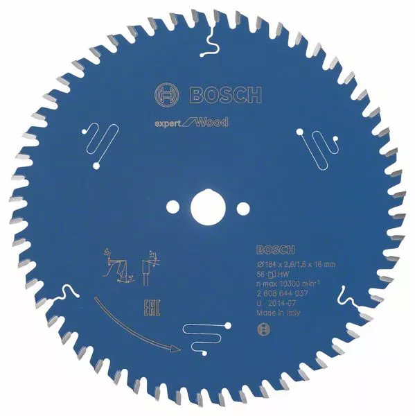 Lame BOSCH Expert for Wood 184 x 16 mm - 56 dents